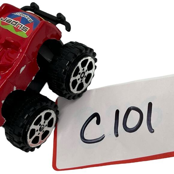 "Vintage Mini Red FTR Prestissimo Super Rapidity Pull Back Toy Car No.0000" - Picture 8 of 8